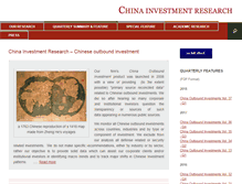 Tablet Screenshot of chinainvestmentresearch.org
